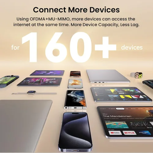 Miniatura 6 de Tenda Sistema de malla WiFi 7 BE3600 – Sistema WiFi de malla de doble banda para el hogar, cubre hasta 6,600 pies cuadrados, red de malla con 1 ×