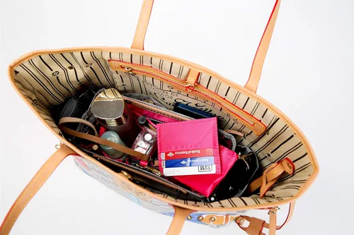 Miniatura 8 de Angelina's Palace Voss - Organizador de bolsa de inserción para bolso, ajustable, afiladores de bolsos, regalo de almacenamiento para ella