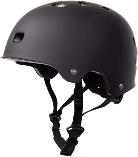 Miniatura 14 de Casco de patineta, casco BMX, casco multideporte, casco de bicicleta para niños, jóvenes, hombres, mujeres Gris