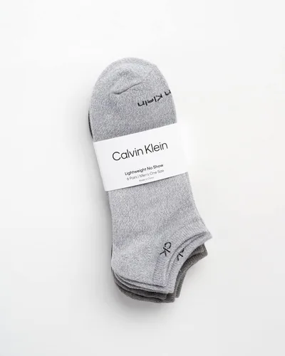 Miniatura 82 de Calvin Klein Calcetines para hombre, mezcla de algodón, acolchados, sin talla, forro de calcetines atléticos (6 unidades)