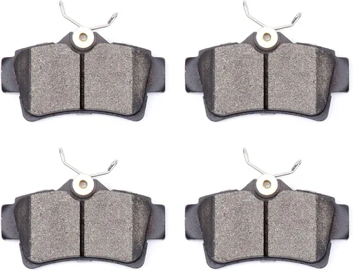 ECCPP - Juego de 4 pastillas de freno de disco de cerámica traseras para 1994 1995 1996 1997 1998 1999 2000 2001 2002 2003 2004 para Ford Mustang