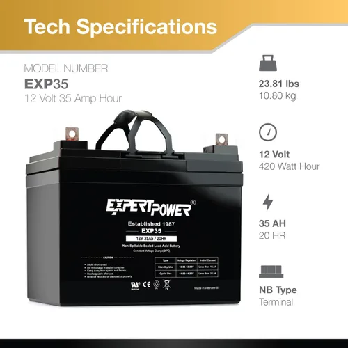 Miniatura 2 de Pilas Expertpower 12 V