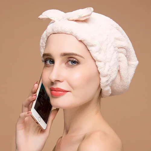 Miniatura 2 de Jseng Gorro Grande de Microfibra de Secado Rápido para Cabello [Nueva Actualización], Extremadamente Suave y Ultra Absorbente, Gorros de Secado