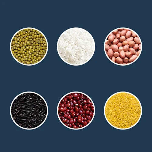 Miniatura 6 de Contenedor de almacenamiento de arroz y granos de 5 rejillas, dispensador de arroz y alimentos con cubo de almacenamiento de presión de un botón