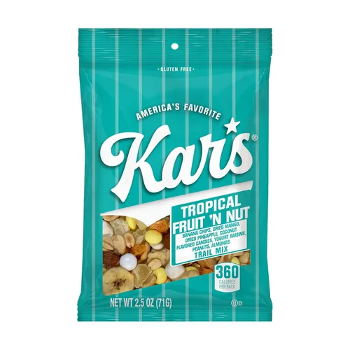 Miniatura 17 de Kar's Nuts Cranberry Almond Delight Trail Mix, paquetes individuales de 3 onzas, paquete a granel de 42, aperitivos sin gluten