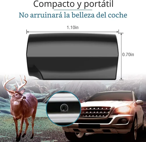 Miniatura 5 de Elook - Silbatos de advertencia para venado, dispositivo para automóvil, salva venados, cinta adhesiva acrílica a doble cara mejorada