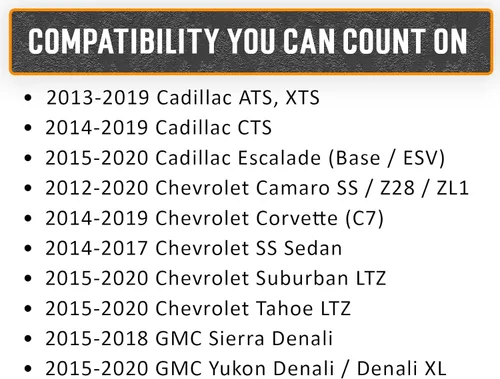 Miniatura 2 de M&P USA GM MagneRide Kit de Derivación/Eliminación de Amortiguador y Altura de Conducción Compatible con Cadillac, Chevrolet y GMC 2013-2019 (Z95)