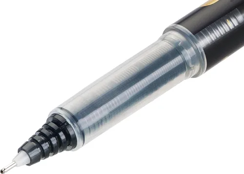 Miniatura 3 de Pilot V7 Hi-Tecpoint - Bolígrafo de punta redonda (3 unidades), tinta líquida, punta mediana de 0.028 in, color negro