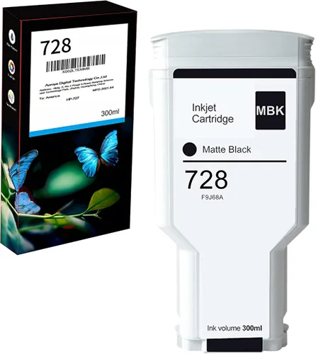 Miniatura 8 de Aomya Cartucho de tinta compatible 728 de 10.1 fl oz F9J68A F9K17A F9K16A F9K15A para impresoras DesignJet T730 de 36 pulgadas, DesignJet T830 MFP