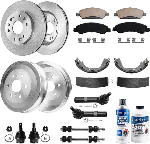 Miniatura 66 de Detroit Axle - Rotores de freno para Ford Mustang 2015 2016 2017 2018 2019 2020 2021 2022 2023 Rotores de freno de disco 2016 2017 2018 2019