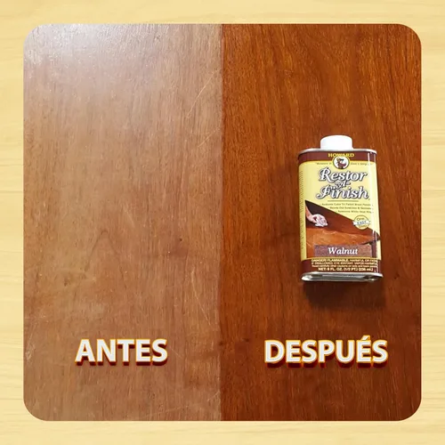 Miniatura 2 de Howard Products Restor-A-Finish, tinte para madera para restaurar un acabado para superficies de madera, roble dorado, 16 fl oz, paquete de 1