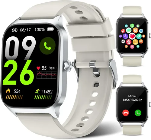 Miniatura 9 de Smart Watch for Men Women Make Call Answer 1.85" with 20+ Sport Modes Fitness Tracker Sleep Spo2 Heart Rate Monitor Smartwatch Waterproof Pedometer