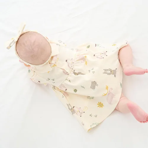 Miniatura 3 de pureborn Vestido de bebé niña 0-24 meses