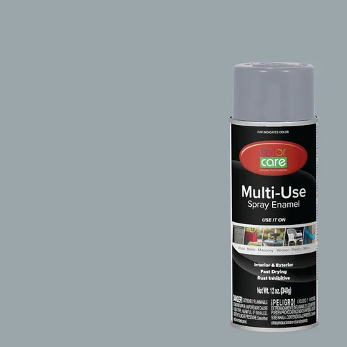 Miniatura 63 de Pintura en aerosol, 12 onzas, paquete de 6 (mezcla de colores cálidos: blanco brillante, rojo rubí, naranja, amarillo, marrón, negro brillante)