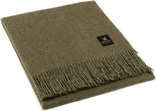 Miniatura 10 de Junin Pride - Manta de lana de alpaca tejida, suave, cálida, diseño de color sólido, Perú, 72 x 61 pulgadas (azul)