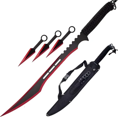 Miniatura 7 de Snake Eye Tactical - Espada Ninja de Diseño Fantástico con Funda de Nylon Negro