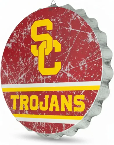 Miniatura 8 de FOCO Arizona NCAA - Letrero de pared de metal con tapa de botella, 13 pulgadas, estilo vintage envejecido, con licencia