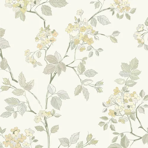 Miniatura 14 de Vinjiasin Papel Tapiz Despegar y Pegar Papel Tapiz Floral Autoadhesivo Removible Papel de Contacto Vintage de Flores y Hojas Papel de Pared
