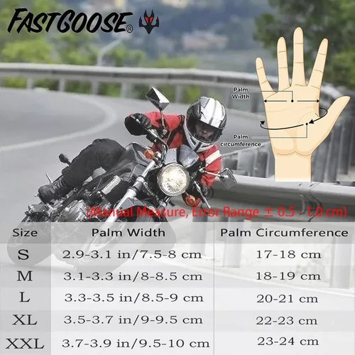 Miniatura 5 de Guantes para Motocicleta y Moto de Tierra - Guantes para Motocross, Moto y ATV para Carreras Todo Terreno, Deportes de Ciclismo