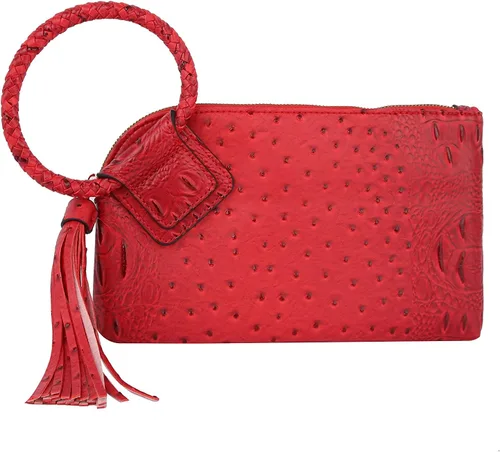 Miniatura 55 de Monedero de mano para mujer, cartera de noche con correa de mano, informal, formal, de cuero vegano, Metro Muse