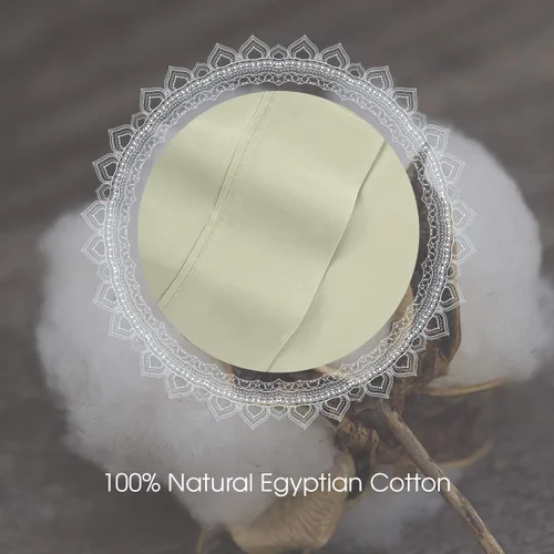 Miniatura 3 de CharlottelyHues 2 fundas de almohada estándar en algodón egipcio puro de 1000 hilos para una comodidad similar a la nube (blanco brillante)