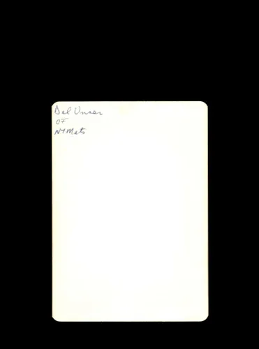 Miniatura 2 de Del Unser Signed Original 1970`s 4x5 Snaphot Photo New York Mets At Cubs Wrigley