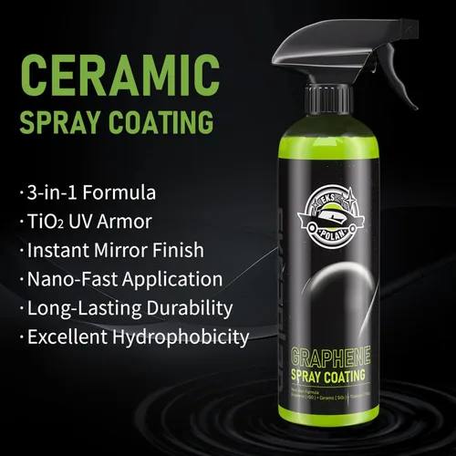 Miniatura 4 de Recubrimiento en aerosol de grafeno (473 ml) - Revestimiento cerámico UV para autos - Spray de cera para autos 3-en-1 de próxima generación para un