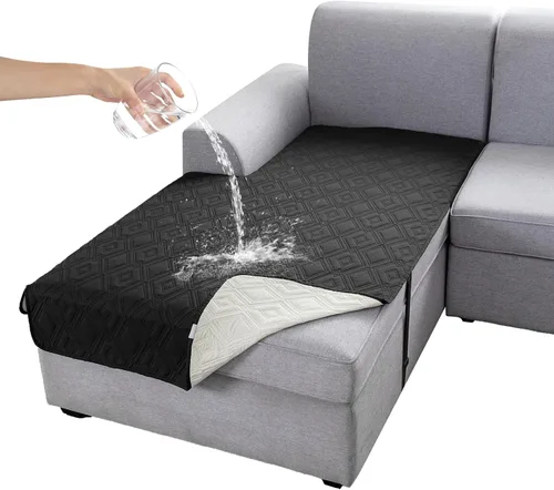 Miniatura 14 de Genina Juego de 2 Fundas de Reposabrazos para Sofá 100% Impermeables, Fundas para Reposabrazos de Sofá, Sillón, Protectores Antideslizantes