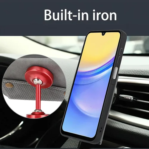 Miniatura 2 de Funda compatible con OnePlus Nord 2 5G DN2101 DN2103 Kickstand [piel sintética + carcasa + tarjetero] 2 en 1 cubierta magnética negra