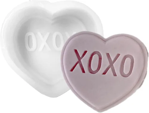 Moldes de silicona para velas de letras del alfabeto en forma de corazón, moldes de letras epoxi para colgante de resina de arcilla, tallado de