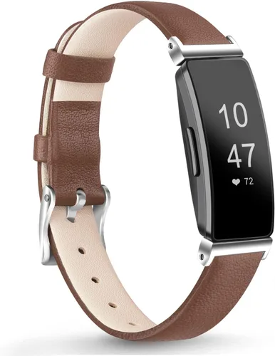 Miniatura 9 de Tobfit Correa de cuero para Inspire 2 bandas para mujer, correas de repuesto de cuero suave y delgado para Inspire HR/Inspire/Ace 2 Fitness Tracker