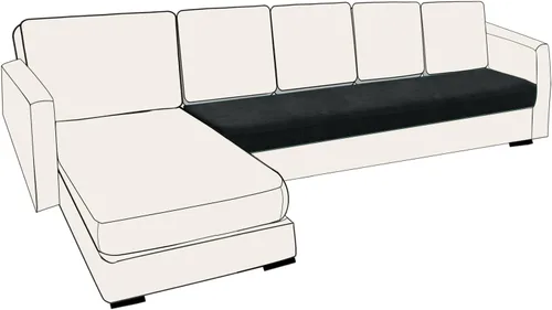 Miniatura 75 de UNBBRRL Fundas de cojín de asiento para sofá, elásticas, funda de cojín individual para sofá, fundas de cojín para sofá, fundas de héroe protegen
