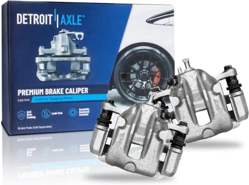 Miniatura 83 de Detroit Axle - 4 pinzas de freno para Honda Element 2003-2011 Pinzas de freno de disco con soportes 2004 2005 2006 2007 2008 2009 2010 reemplazo