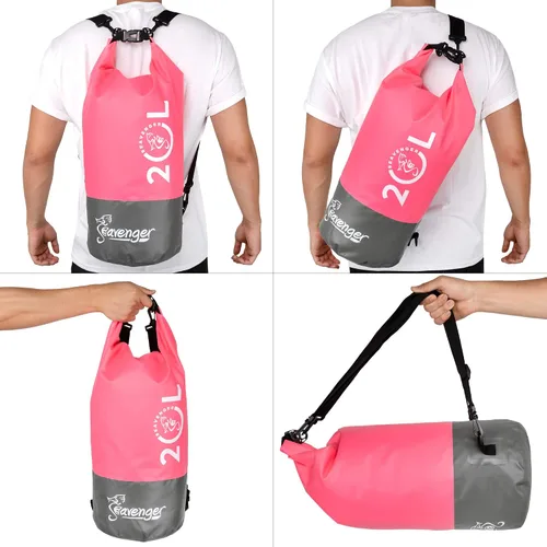 Miniatura 5 de Seavenger Seafarer 20L Bolsa seca impermeable Rosa neón