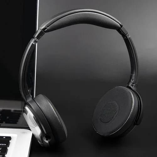 Miniatura 3 de SOULWIT Almohadillas de repuesto profesionales de gel refrescante para auriculares Bose QuietComfort(QC) 3 y OE1, almohadillas con espuma de Negro