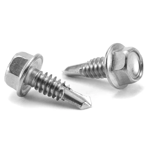 Miniatura 18 de Tornillos de chapa metálica #8 x 3/4 pulgadas, 100 tornillos de acero inoxidable 410 tornillos autorroscantes rápidos de acero inoxidable 410 SG TZH