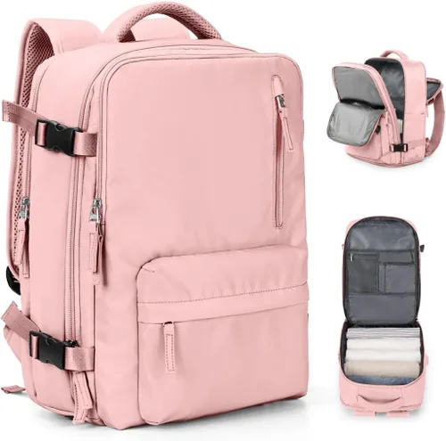 Miniatura 45 de VGCUB Mochila grande de viaje para trabajo, negocios, mochila para computadora portátil aprobada para vuelo, para mujeres y hombres, mochila