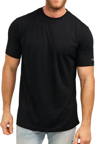 Camiseta de lana merino para hombre Camisas de lana merino de manga corta para hombre Camiseta deportiva de merino ligera para senderismo