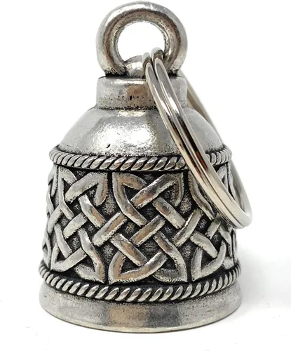 Miniatura 3 de Bravo Bells - Accesorio de campana de motociclista o llavero para la suerte - Fabricado en los Estados Unidos, Negro