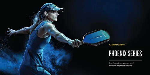 Miniatura 4 de Paddletek Phoenix Genesis - Paletas profesionales de pickleball con núcleo de panal - Superficie epoxi de policarbonato y fibra de vidrio - Agarre