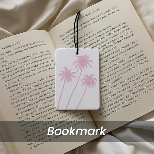 Miniatura 5 de Ambientador de coche Preppy Summer Beach 4 piezas - Ambientador colgante Preppy de playa costera tropical con temática de bikini, concha marina
