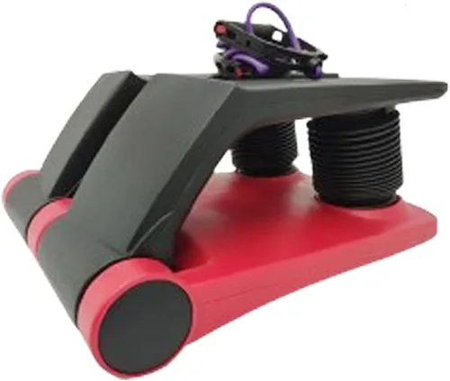 INTBUYING Mini stepper giratorio para entrenamiento de ejercicio en casa con bandas de resistencia, máquina de pasos silenciosa portátil con monitor