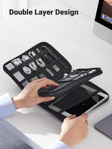 Miniatura 8 de UGREEN Paquete de estuche para auriculares con bolsa organizadora de viaje