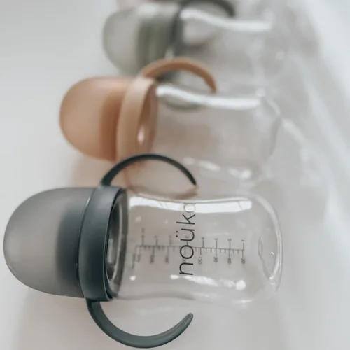 Miniatura 7 de Nouka Soft Spout Tritan - Vaso para sorber A prueba de fugas y fácil agarre Asas extraíbles Bloom