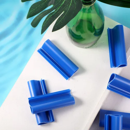 Miniatura 6 de Nuanchu Clips de cubierta de piscina para piscinas sobre el suelo, 3.15 pulgadas, resistente al viento, clips para piscinas sobre el suelo