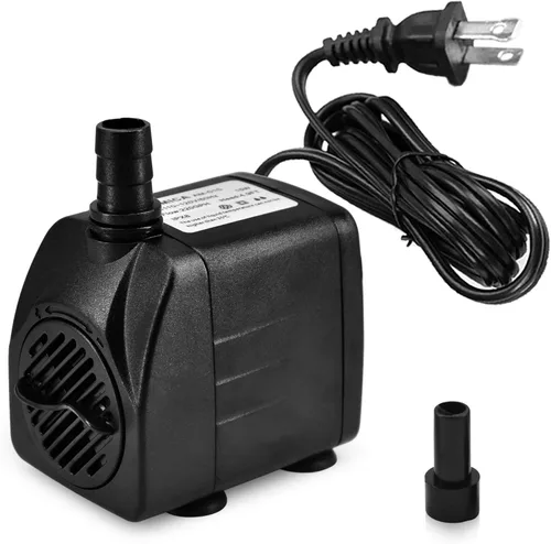 DOMICA Bomba de fuente ultra silenciosa de 220 GPH (15 W 800 L/H), pequeña bomba sumergible para estanque, característica de agua, acuarios,