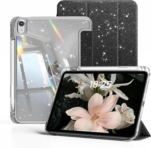 Miniatura 14 de kenke Funda para iPad (A16) de 11ª generación de 11 pulgadas 2025, iPad de 10.9 pulgadas 2022 con soporte para lápices, funda de marco de TPU suave