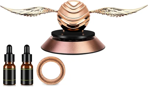 Miniatura 9 de Kwak's Ambientadores solares para automóvil, ambientador solar para automóvil con alas oscilantes para accesorios de decoración de autorrotación