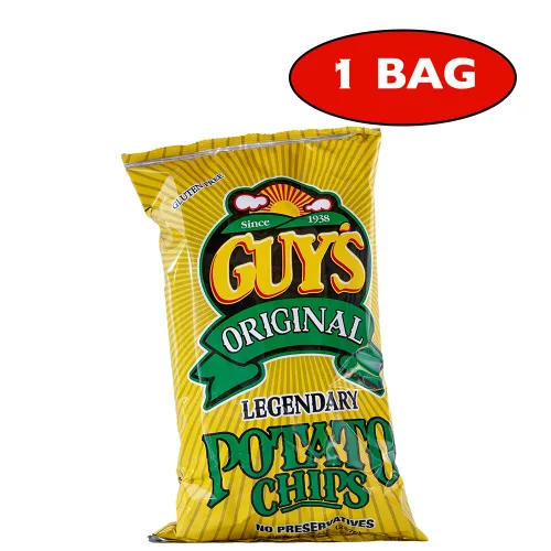 Miniatura 6 de Guys - Papas fritas de crema agria y cebolla, bocadillos saludables y salados con una mezcla única de especias, papas fritas naturales, papas fritas
