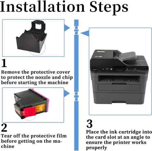 Miniatura 4 de 61XL 61 - Cartuchos de tinta compatibles con HP 61XL 61 cartuchos de tinta de alto rendimiento para impresoras HP DeskJet 2620 1000 1050 2000 2050